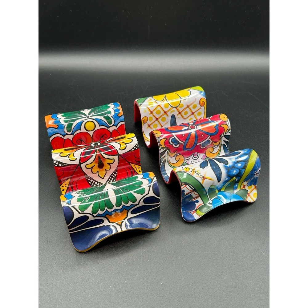 Lot Of 2 Prepara Taco Multi Holder Reversible Holds 2 Or 3 Tacos Each
